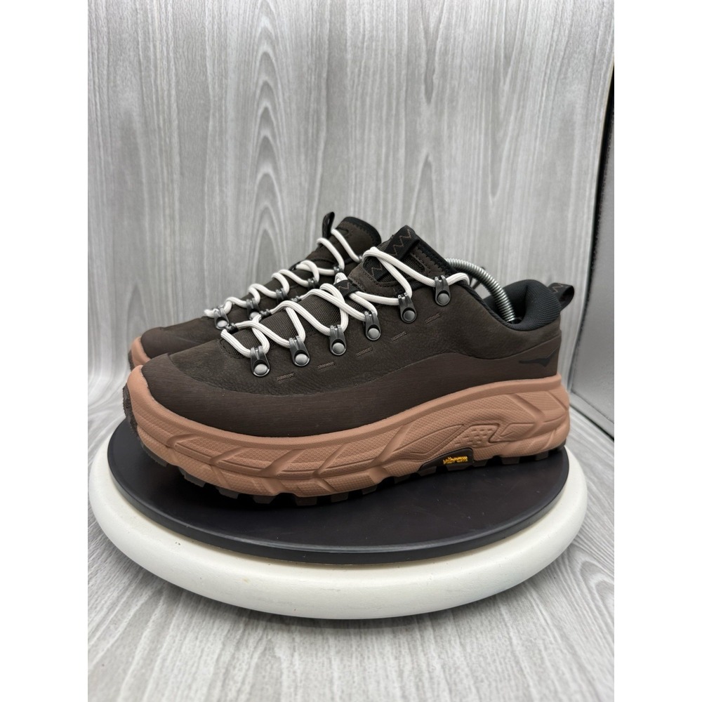 Hoka One One Tor Summit Mens Size 9 Cast Iron Walnut Brown Hiking Shoes 1147952